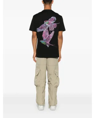 Y-3 バードプリント Tシャツ ブラック - サムネイル2
