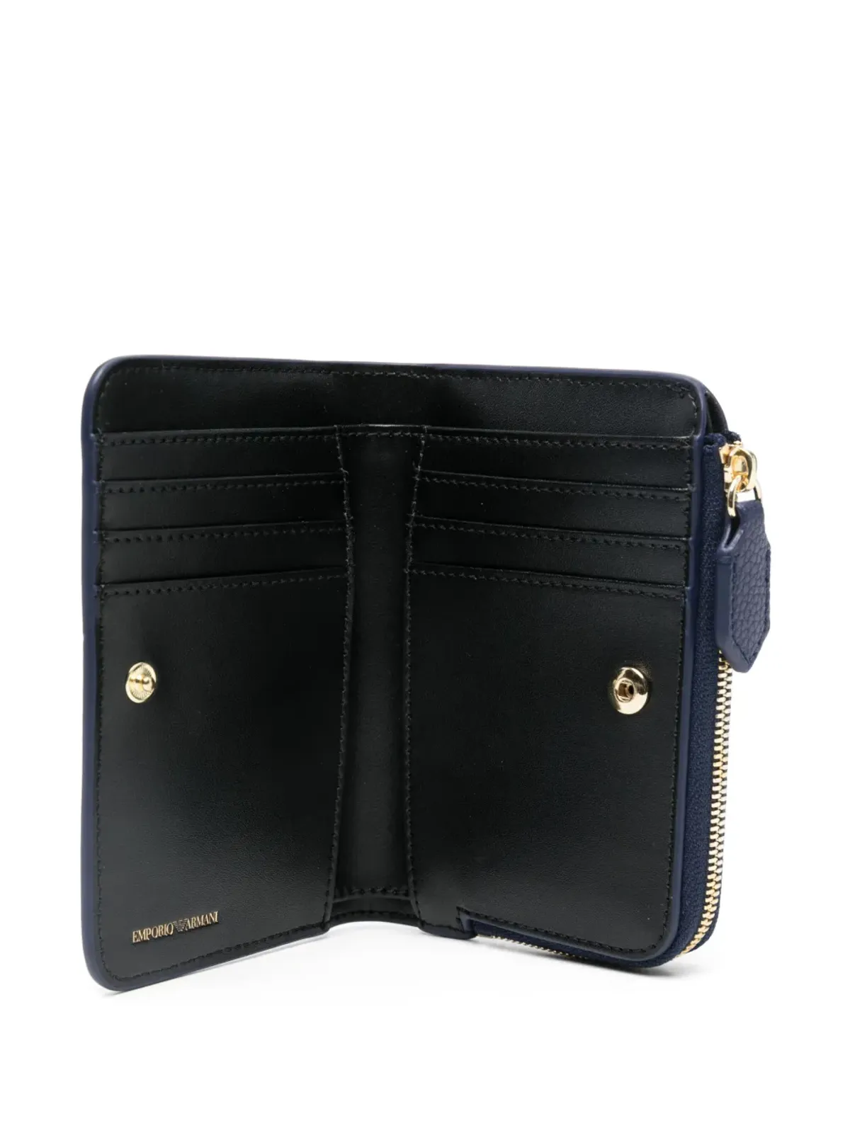 Emporio Armani ウォレット ロゴデボスド ブルー - 画像3
