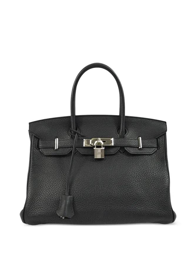 Hermès Pre-Owned Hermès ビンテージ 2015 バーキン30 ハンドバッグ - ブラックの商品画像