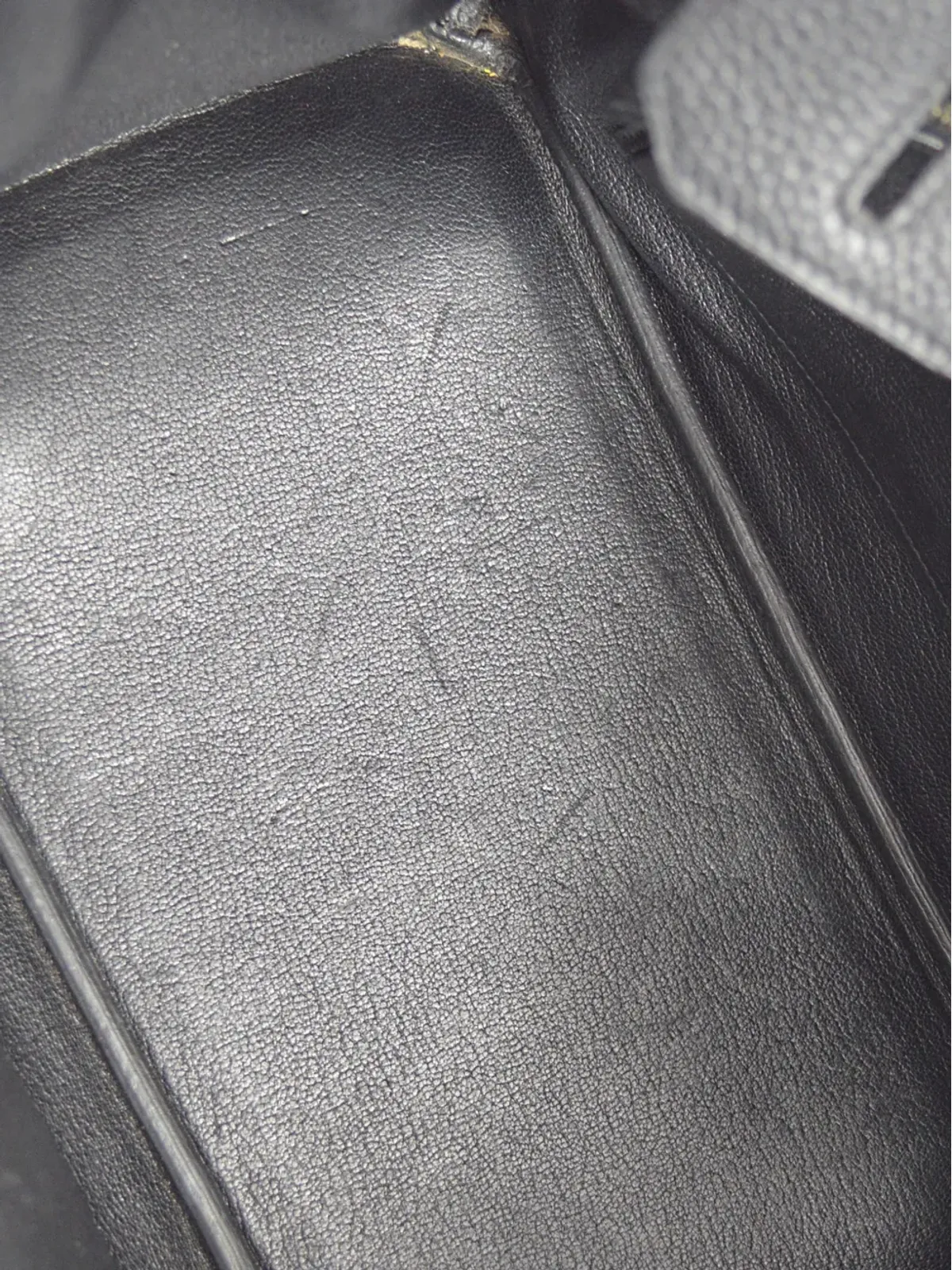 Hermès ビンテージ 2015 バーキン30 ハンドバッグ - ブラック - 画像5