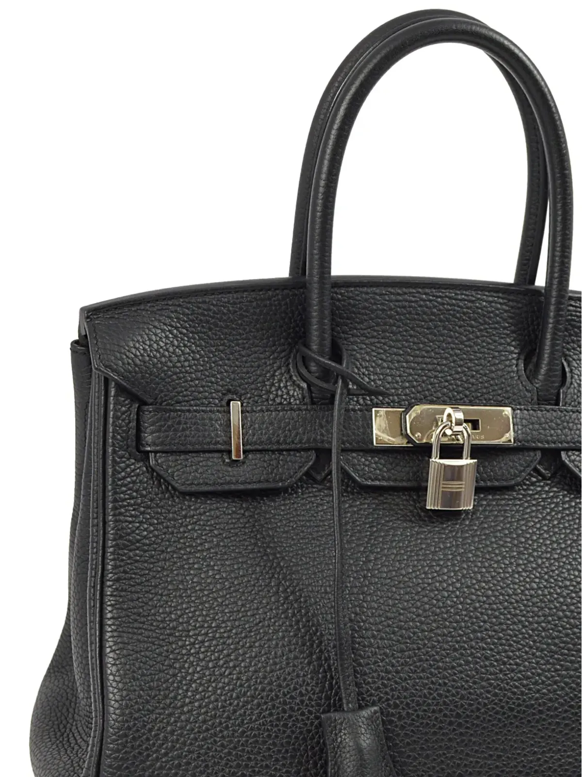 Hermès ビンテージ 2015 バーキン30 ハンドバッグ - ブラック - 画像3