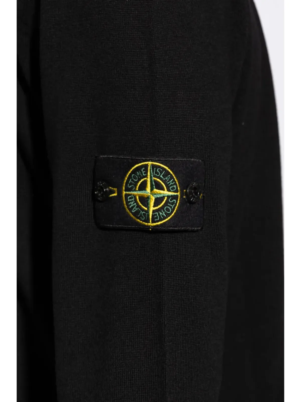 Stone Island コンパスパッチ ウール ニットセーター - 画像5