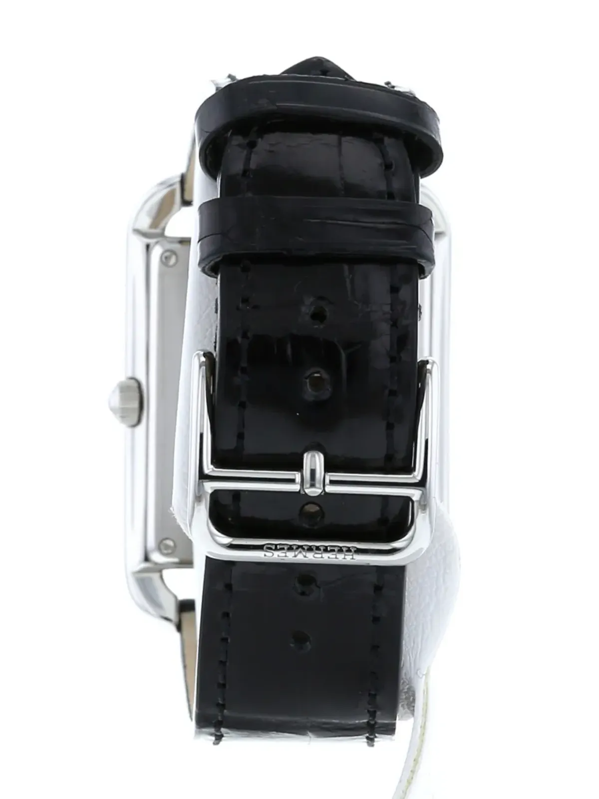 Hermès ビンテージ Cape Cod 40mm 腕時計 ブラック - 画像5