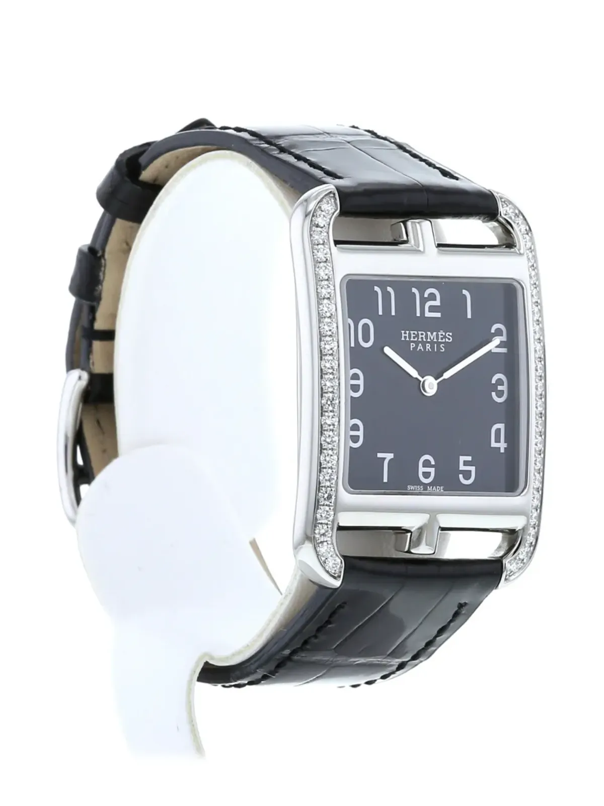 Hermès ビンテージ Cape Cod 40mm 腕時計 ブラック - 画像4