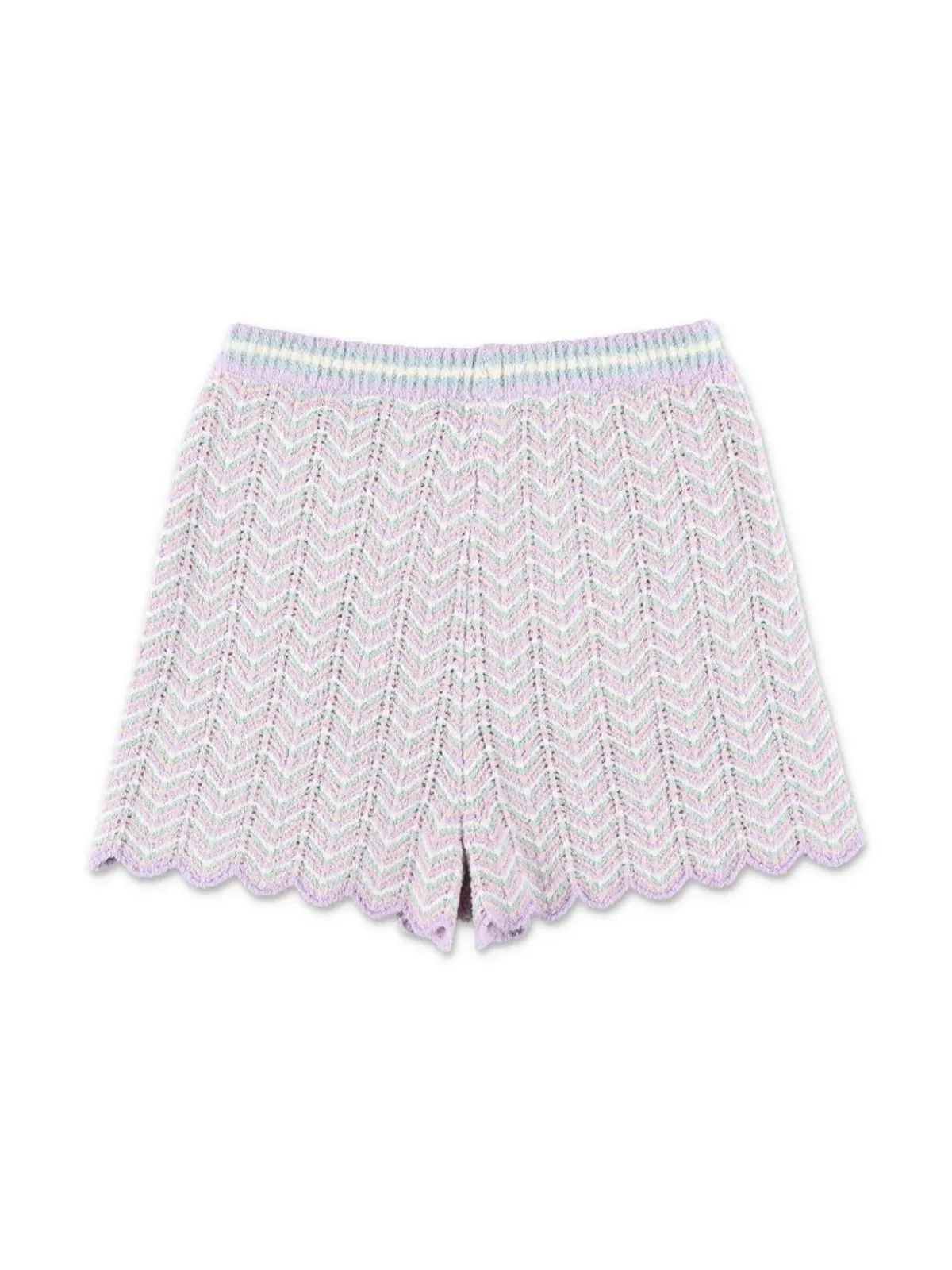 ZIMMERMANN Kids ストライプ柄ニットショーツ - 画像2