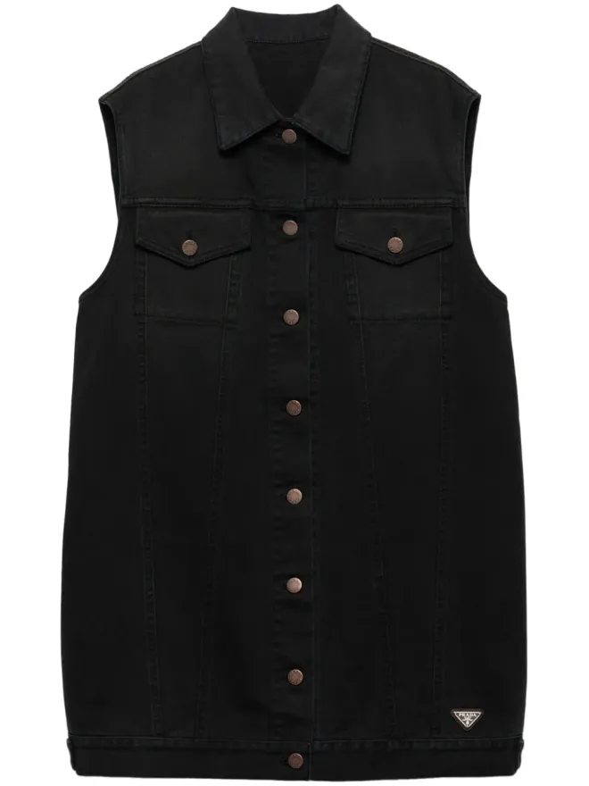 Prada Prada デニムミニドレスの商品画像