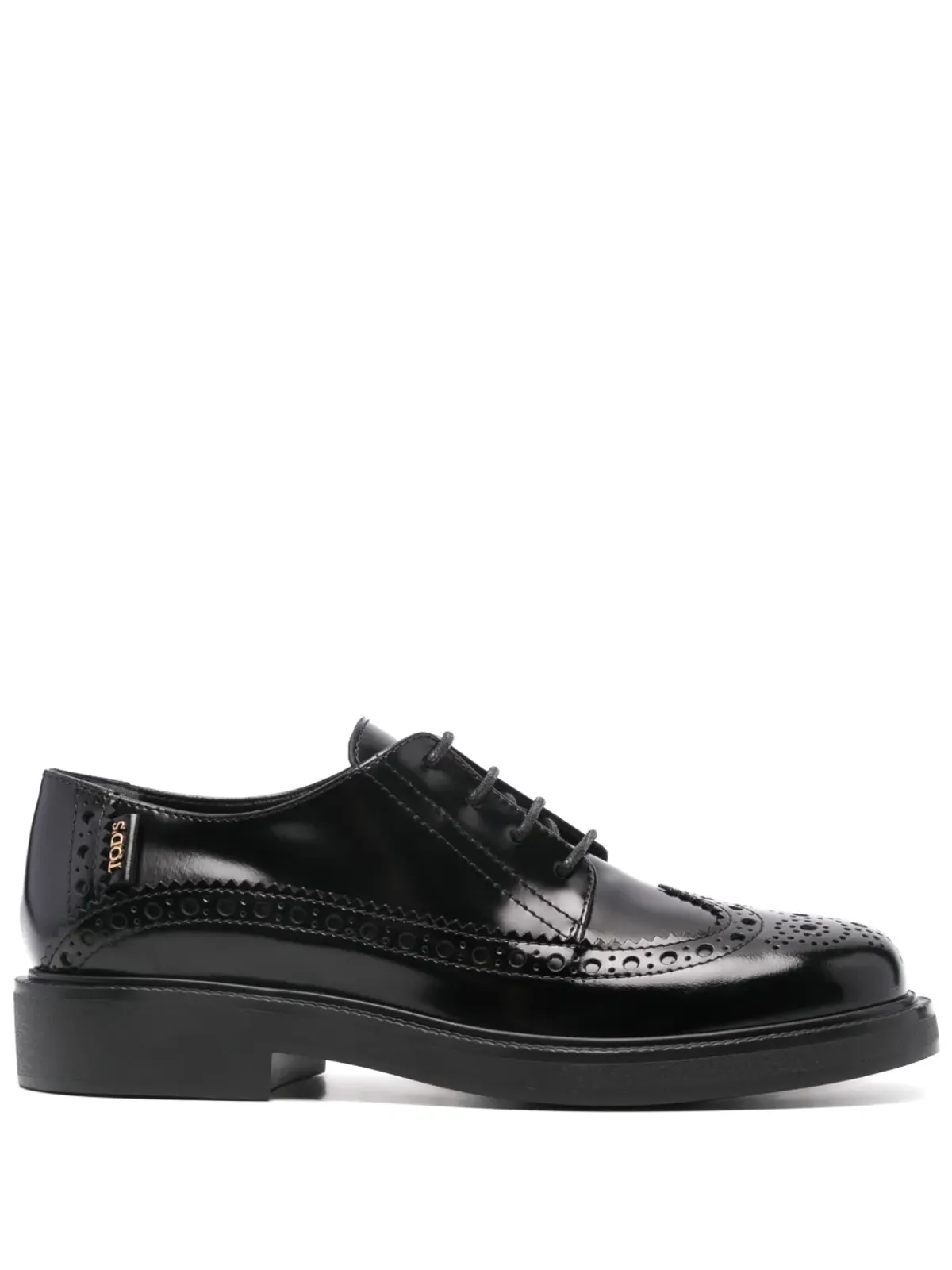 Tod's ロゴタグ レザー ブローグス - 画像1