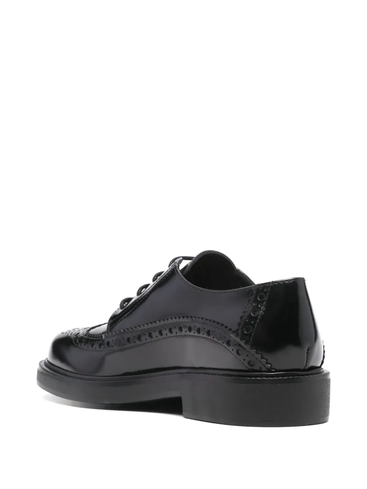Tod's ロゴタグ レザー ブローグス - 画像3