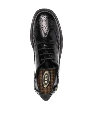 Tod's ロゴタグ レザー ブローグス - サムネイル4