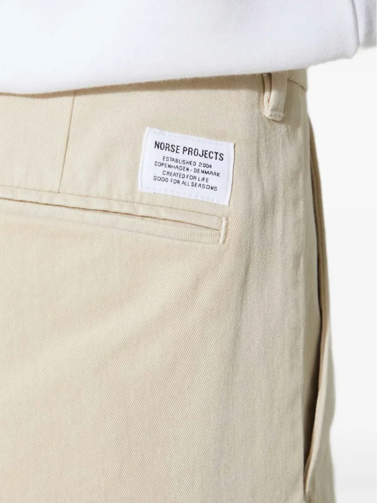 Norse Projects ロゴパッチパンツ - 画像5