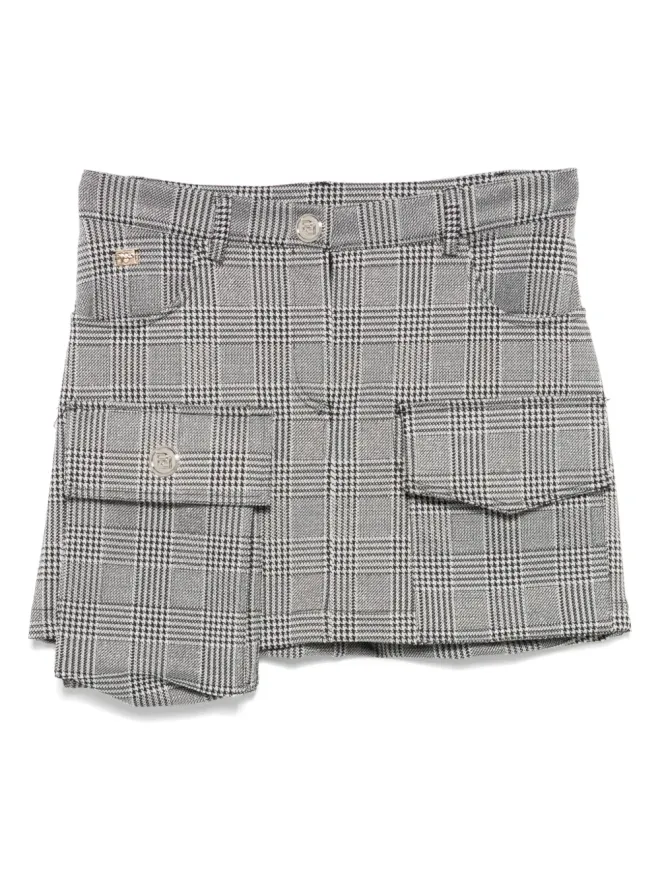 Pinko Kids Pinko Kids プリンスオブウェールズ柄スカートの商品画像