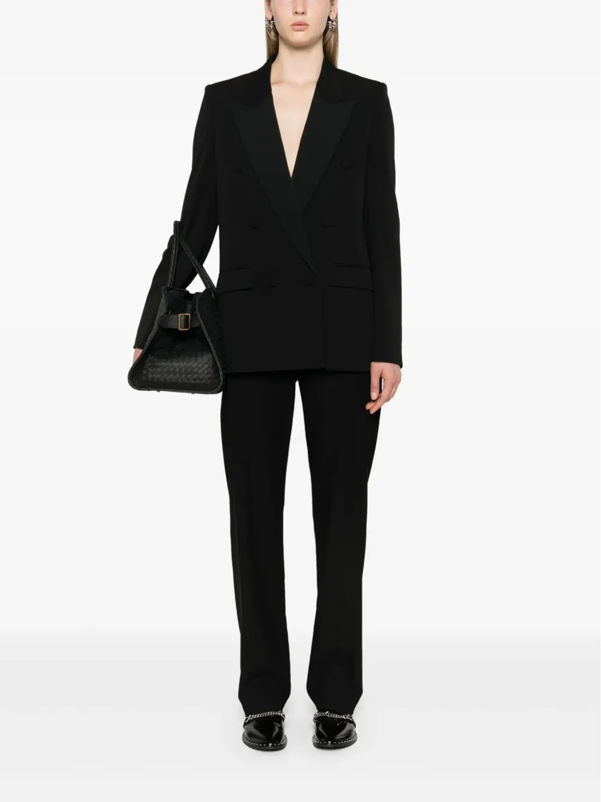 Stella McCartney ダブルブレスト ツイル ブレザー - 画像2