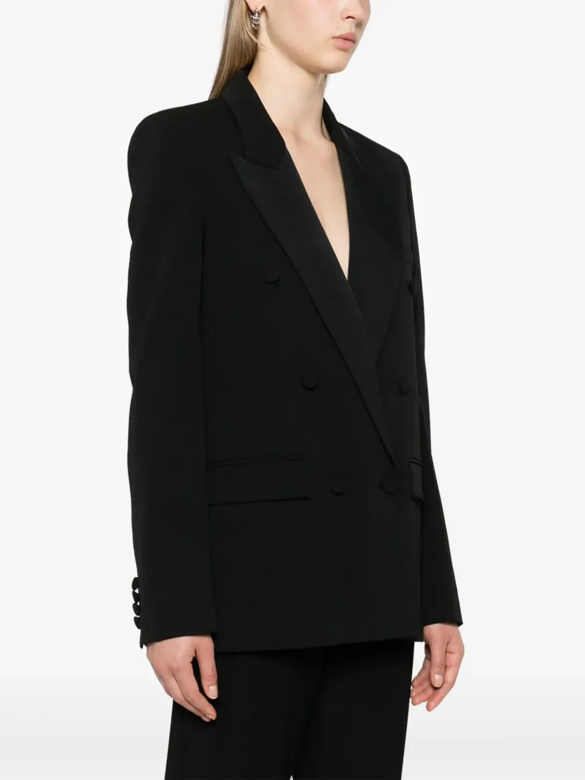 Stella McCartney ダブルブレスト ツイル ブレザー - 画像3