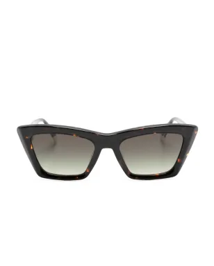 GIGI STUDIOS Esmeralda cat-eye sunglasses - Brown - サムネイル1