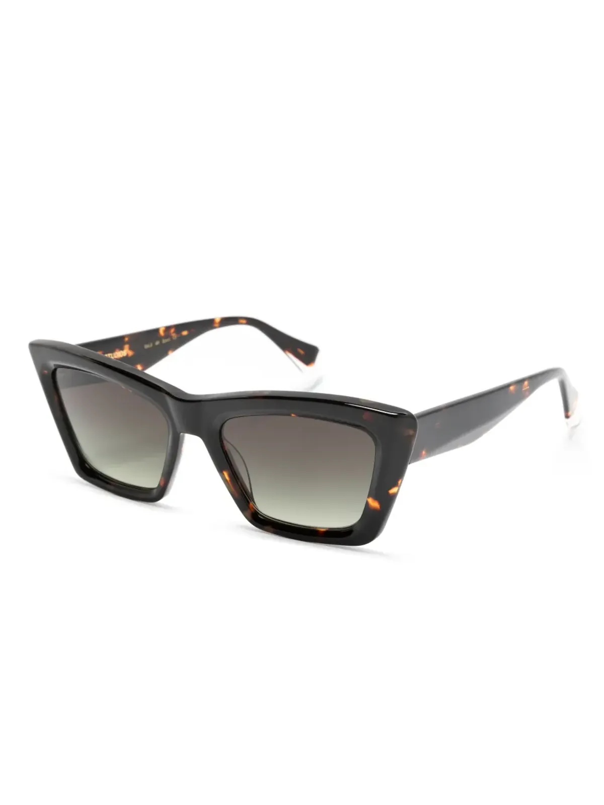 GIGI STUDIOS Esmeralda cat-eye sunglasses - Brown - 画像2