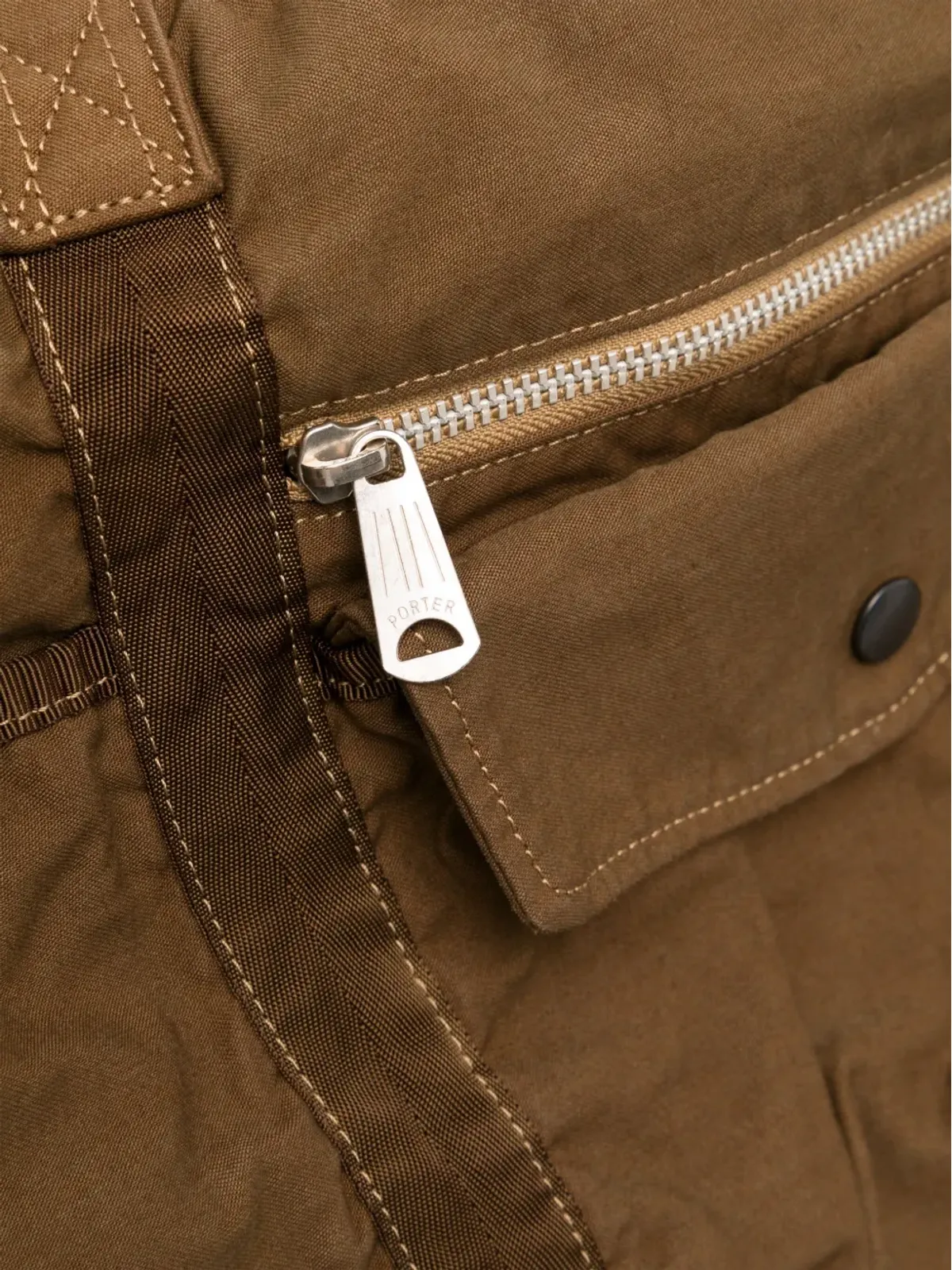 Porter-Yoshida & Co. Crag panelled tote bag - Brown - 画像4