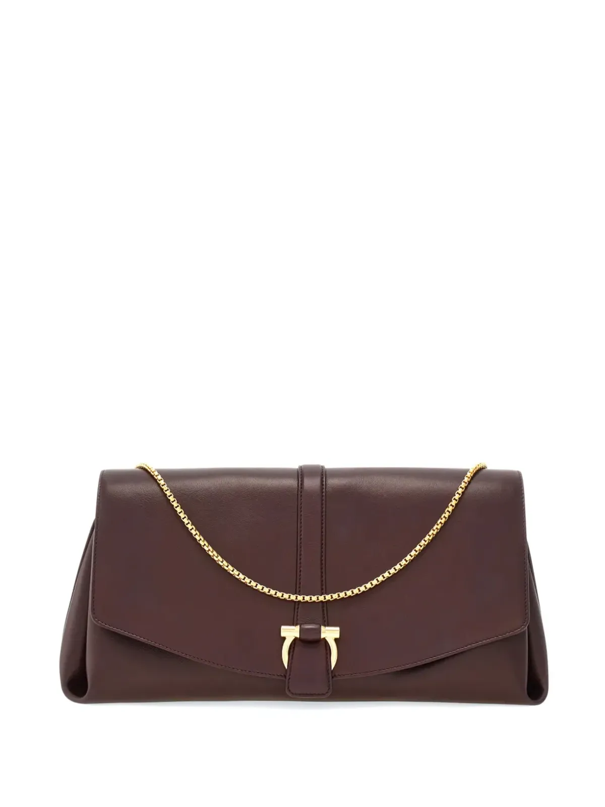 Ferragamo 大型フロントフラップショルダーバッグ - 画像1