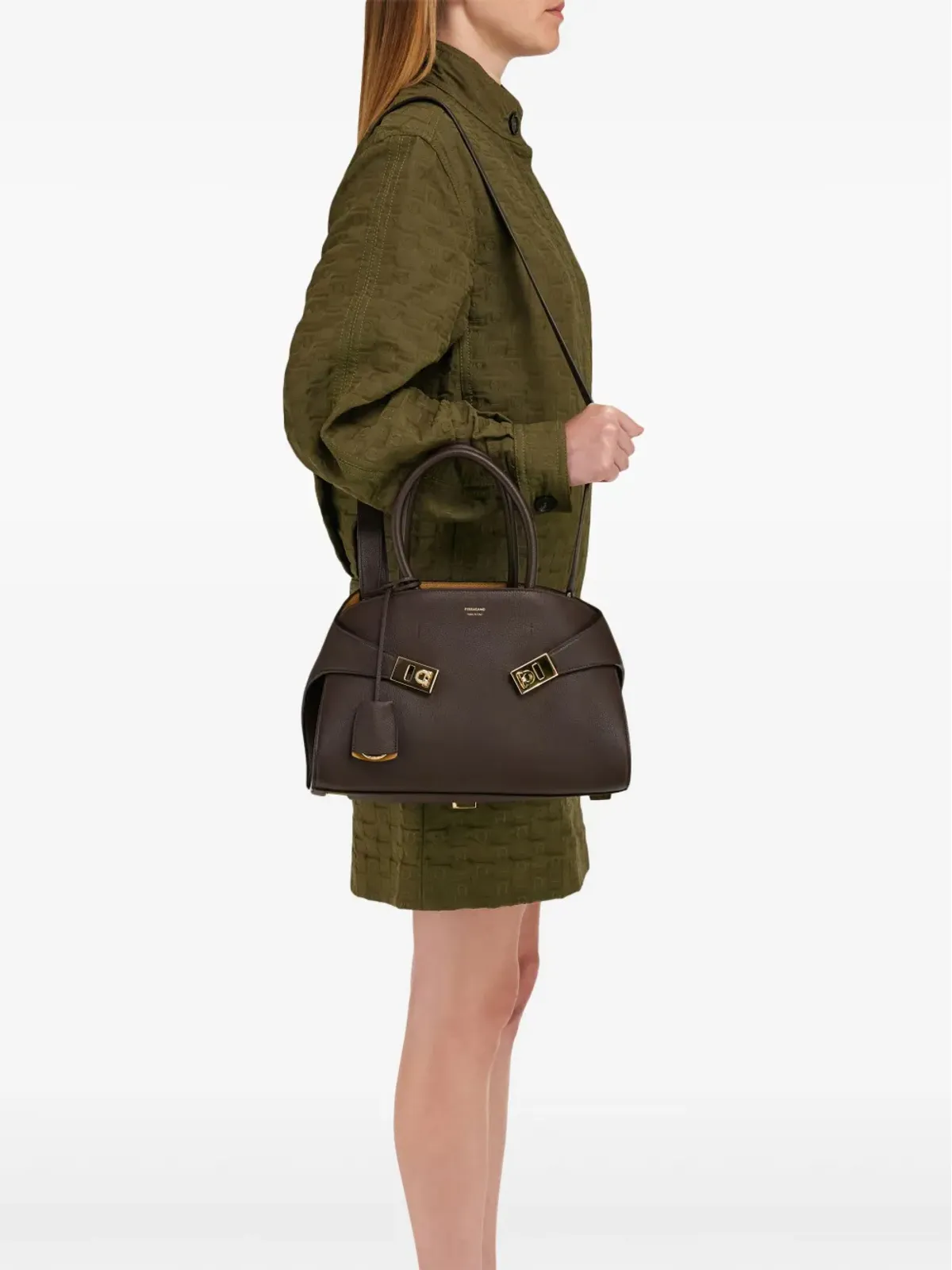 Ferragamo ハグバッグ ブラウン - 画像3