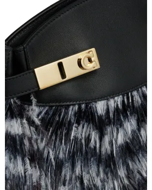 Ferragamo Hug クロスボディバッグ - ホワイト - サムネイル5