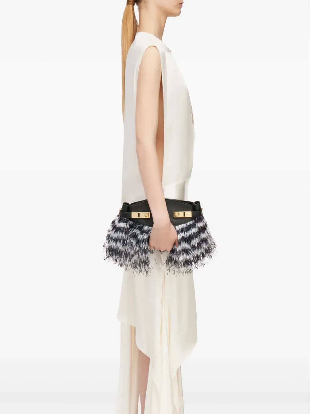 Ferragamo Hug クロスボディバッグ - ホワイト - 画像2