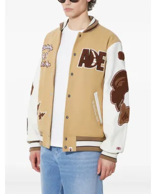 A BATHING APE® アップリケ付き バーシティジャケット - サムネイル3