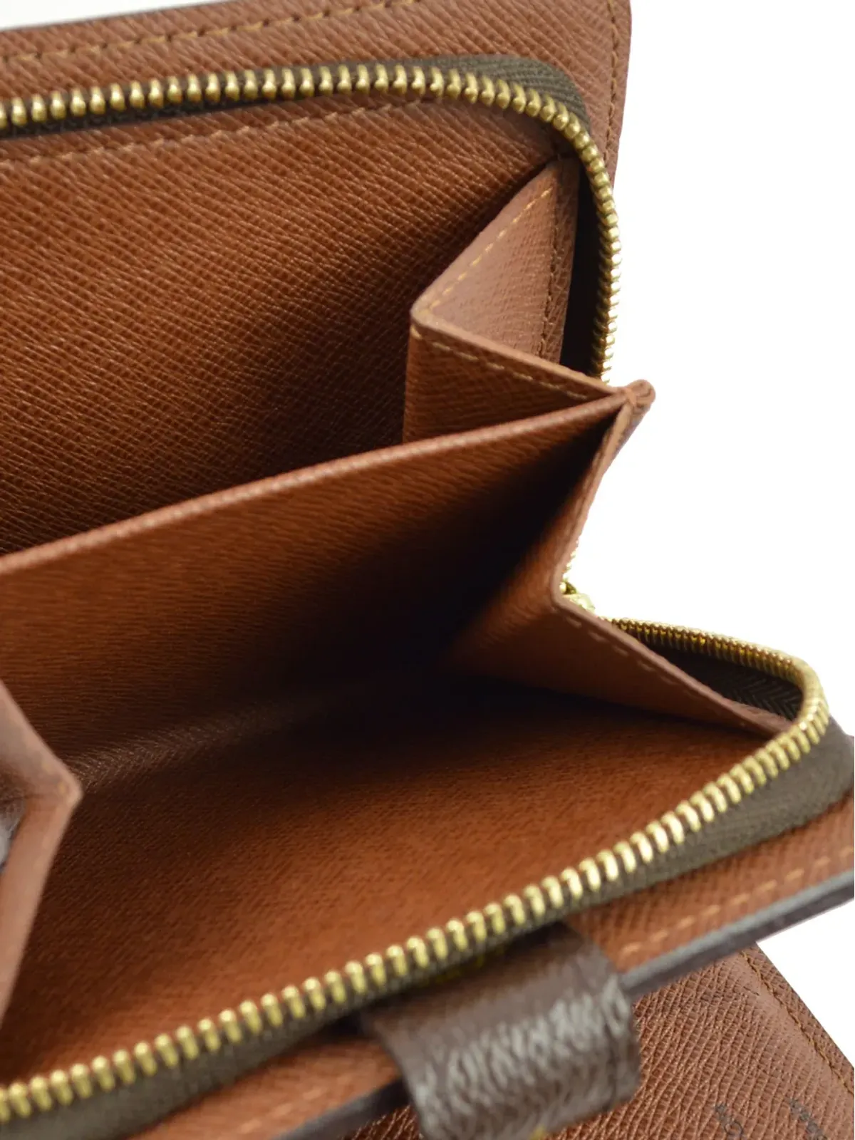 Louis Vuitton ビンテージ 2006 コンパクトウォレット ブラウン - 画像5