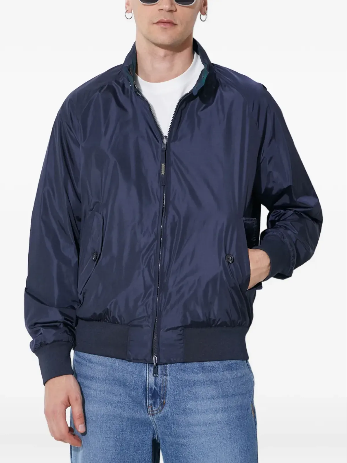 Baracuta リバーシブル ボンバージャケット（ブルー） - 画像3