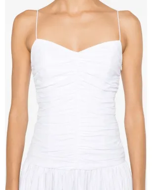 Matteau ギャザー ドロップウェスト ドレス - ホワイト - サムネイル5