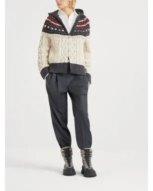 Brunello Cucinelli フード付きカシミヤカーディガン - サムネイル2