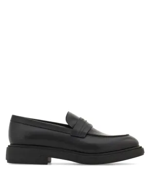 Ferragamo Caligola レザー ローファー - ブラック - サムネイル1