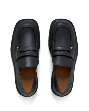 Marni リング装飾ローファー - ブラック - サムネイル4