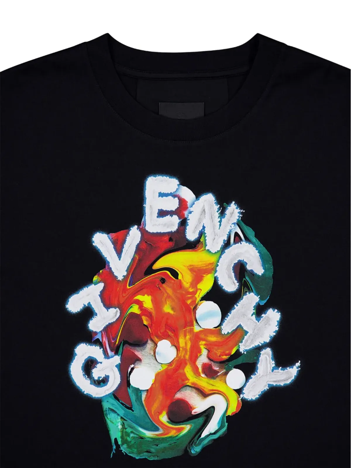 Givenchy サイケデリック Tシャツ ブラック - 画像3