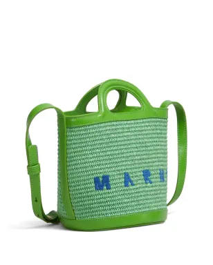 Marni トロピカリア ロゴ刺繍 トートバッグ - グリーン - サムネイル4