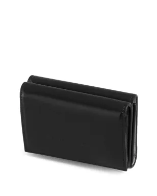 Marni 二つ折りエンボス ロゴ レザー ウォレット - ブラック - サムネイル4