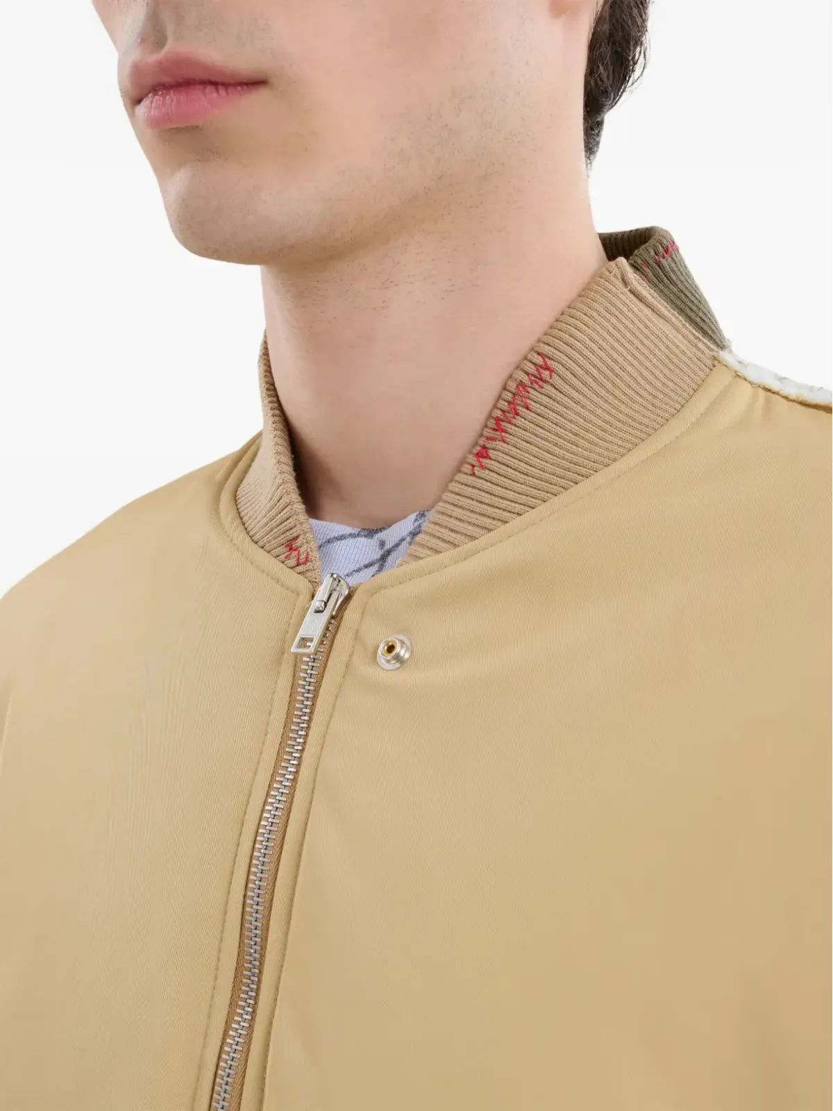 Marni ツートーン ボンバー ジャケット - ニュートラル系 - 画像5