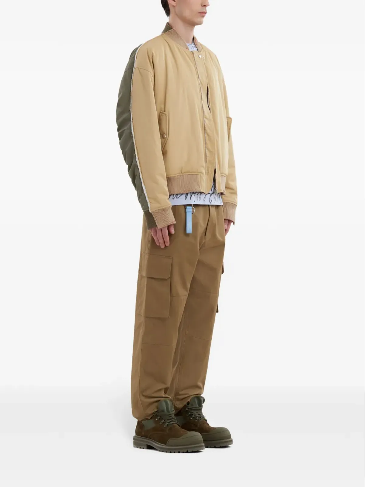 Marni ツートーン ボンバー ジャケット - ニュートラル系 - 画像3