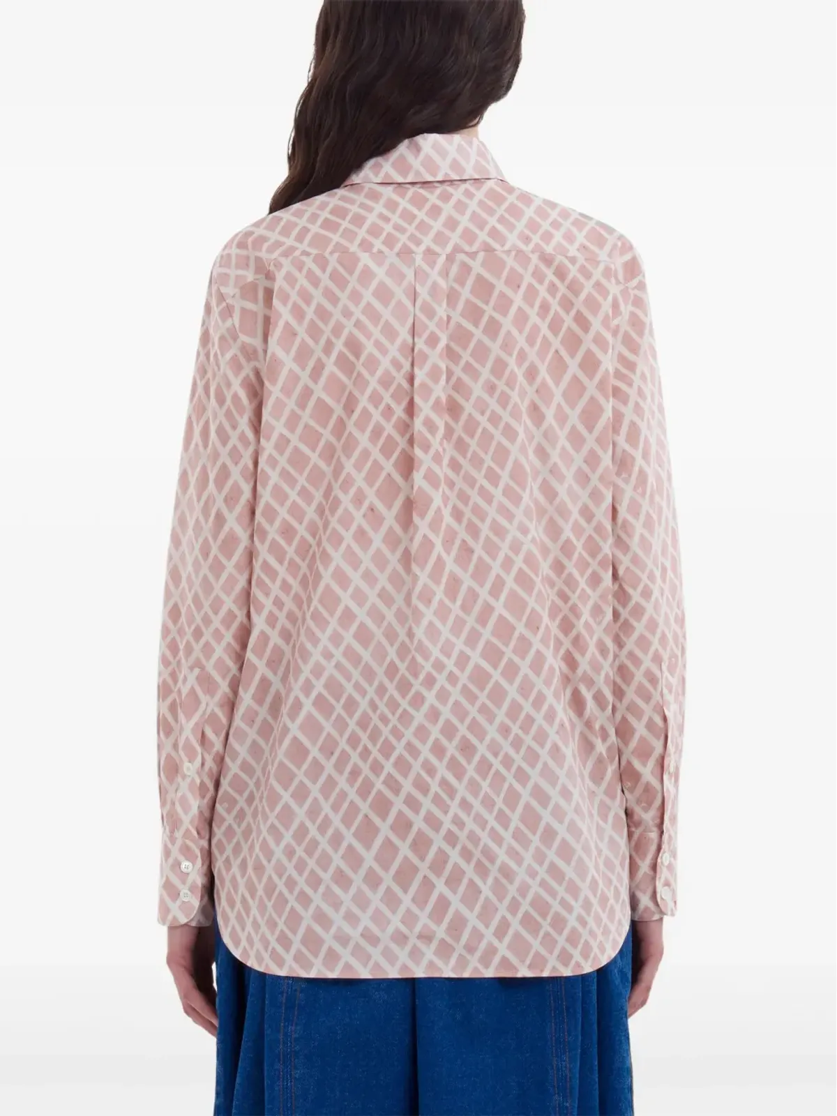 Marni 柄入り長袖シャツ - ピンク - 画像4