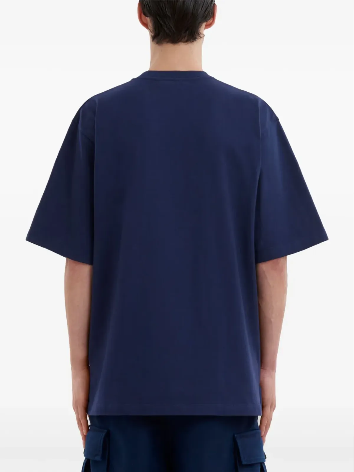 Marni ロゴアップリケ コットン Tシャツ - ブルー - 画像4