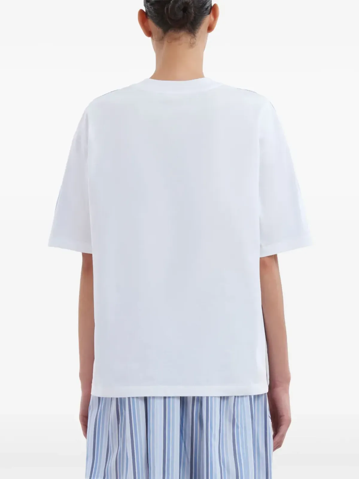 Marni ロゴエンボス Tシャツ - ブルー - 画像4