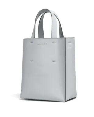 Marni ロゴストラップ レザートートバッグ - グレー - サムネイル5