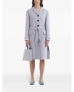 Marni ロゴストラップ レザートートバッグ - グレー - サムネイル2