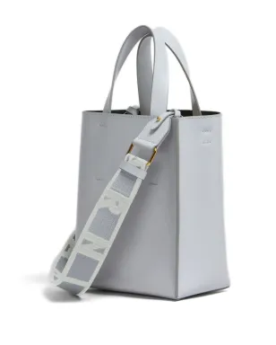 Marni ロゴストラップ レザートートバッグ - グレー - サムネイル3