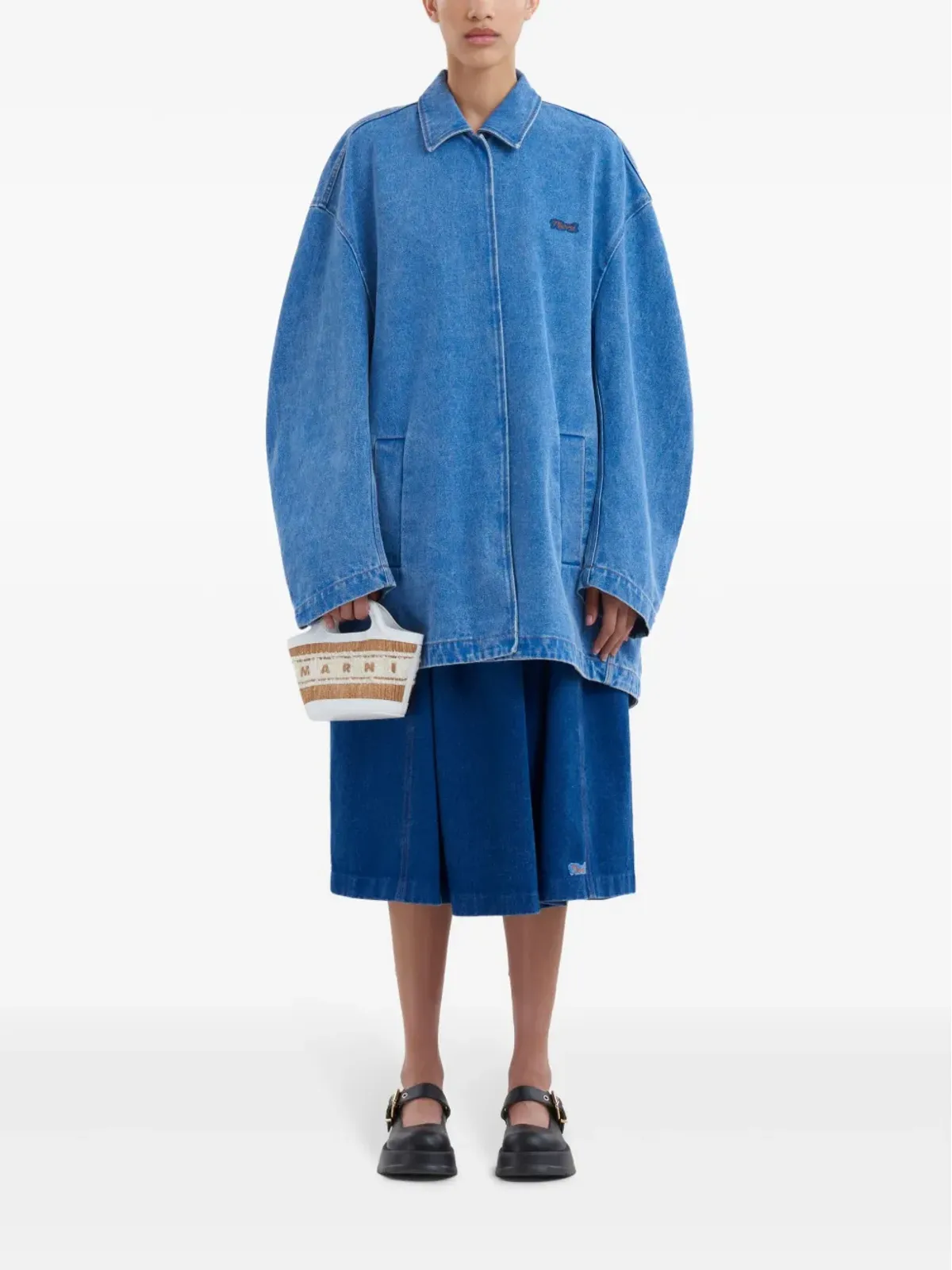 Marni インターウェーブド トートバッグ - 画像2