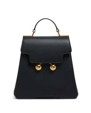 Marni Trunkaroo レザー バックパック - ブラック - サムネイル1