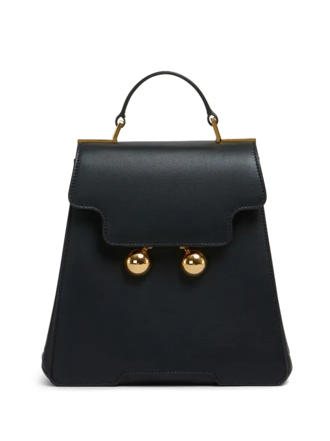 Marni Marni Trunkaroo レザー バックパック - ブラックの商品画像