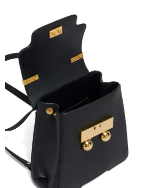 Marni Trunkaroo レザー バックパック - ブラック - サムネイル5