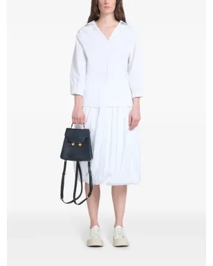 Marni Trunkaroo レザー バックパック - ブラック - サムネイル2