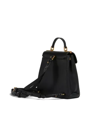 Marni Trunkaroo レザー バックパック - ブラック - サムネイル3