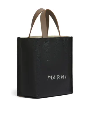 Marni コントラストのトートバッグ - ブラック - サムネイル4