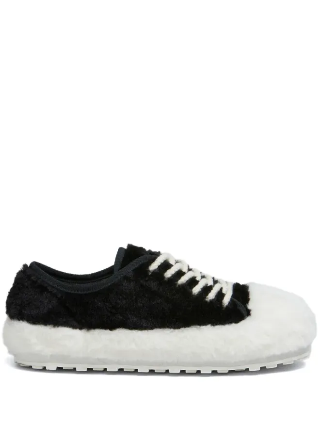 Marni Marni テディレースアップスニーカー - ブラックの商品画像